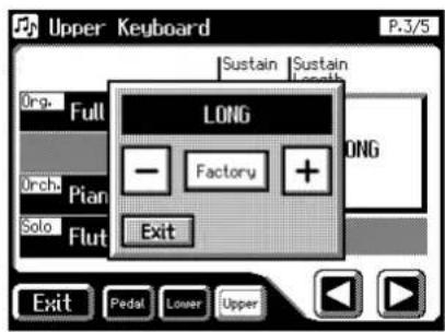 ROLAND Music Atelier AT-45 - ■Verändern der Sustain-Länge - 4