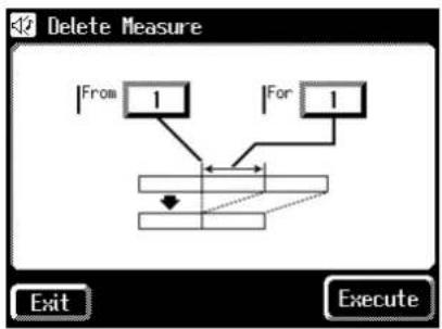 ROLAND Music Atelier AT-45 - Löschen eines Taktes (Delete Measure) - 5