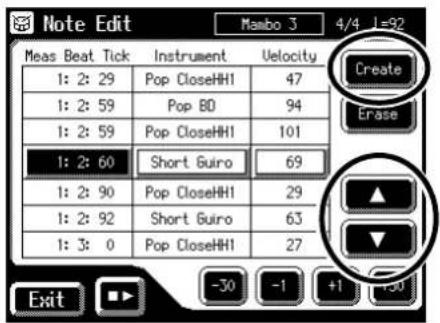 Note Edit Maibo 3 4/4 J=92 Meas Beat Tick Instrument Velocity 1: 2: 29 Pop CloseHH1 47 1: 2: 59 Pop BO 94 1: 2: 59 Pop CloseHH1 101 1: 2: 60 Short Guiro 69 1: 2: 90 Pop CloseHH1 29 1: 2: 92 Short Guiro 63 1: 3: 0 Pop CloseHH1 27 Exit -30 -1 +1 +30