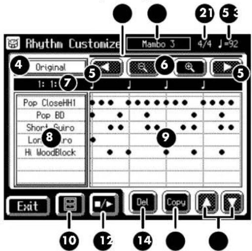 Rhythm Customize Original 1: 1: 7 Pop CloseHH1 Pop BD Short-Suiro Long-Suiro Hi MoodBlock Exit Del Copy 10 12 14 Mambo 3 4/4 J=92