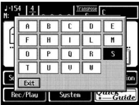 ROLAND Music Atelier AT-45 - ■Das Index Menu - 3