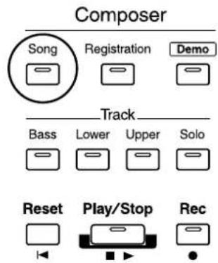 ROLAND Music Atelier AT-45 - Drücken Sie den [Song]-Taster. - 1
