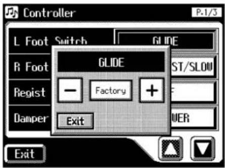 ROLAND Music Atelier AT-45 - Sub-Fenster zum Einstellen von Parameter-Werten - 1