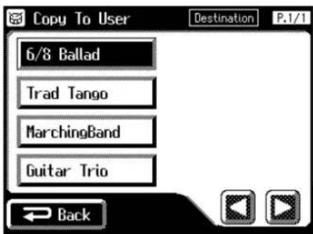 Copy To User Destination P.1/1 6/8 Ballad Trad Tango MarchingBand Guitar Trio Back