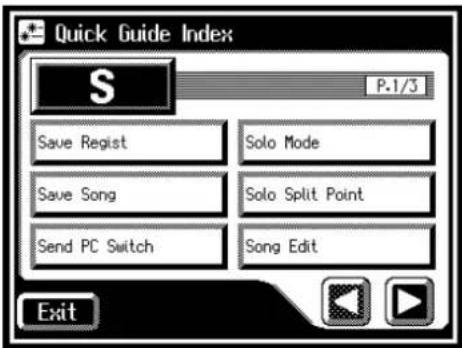 ROLAND Music Atelier AT-45 - ■Das Index Menu - 4
