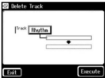 ROLAND Music Atelier AT-45 - Löschen einer kompletten Spur (Delete Track) - 4