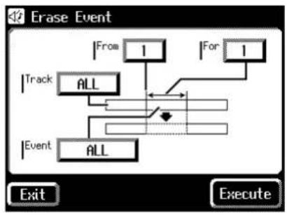 ROLAND Music Atelier AT-45 - Entfernen von Daten (Erase Event) - 5