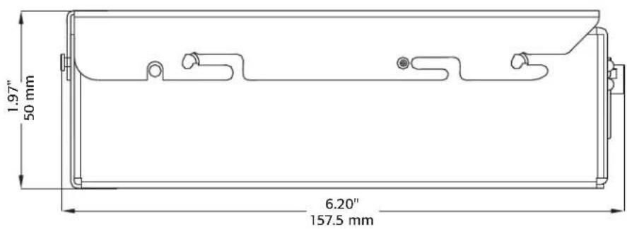 1.97" 50 mm 6.20" 157.5 mm