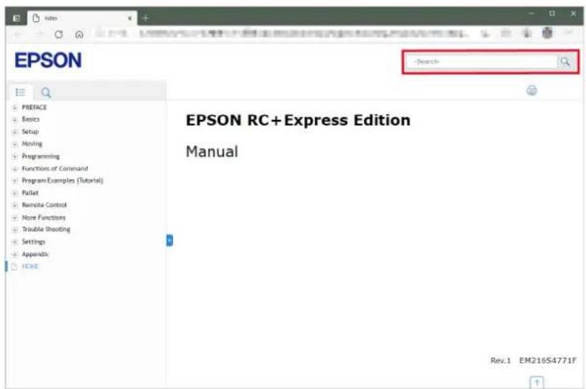 EPSON EPSON RC+Express Edition Manual Rev.1 EM216S4771F