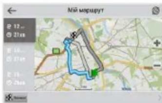 Мій мершрут 12... 21km 10... 37km 19... 26km