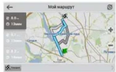 Мой маршрут 8.0... 13km 8.1... 17km 8.2... 1.6km Пу-макс