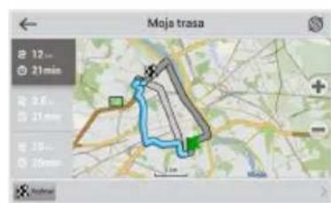 Moja trasa 12... 21 min 9.6... 21 min 19... 20 min National