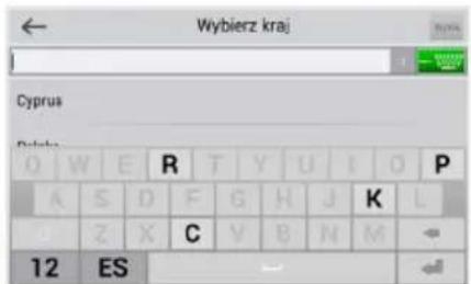 Wybierz kraj Cyprus 12 ES
