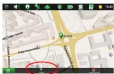 Screenshot of a map interface showing a highlighted location with red annotation, likely from a web-based application or website.