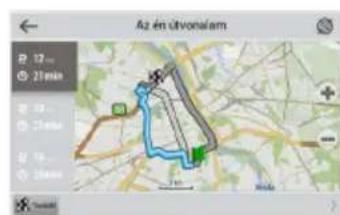 Az én útvonalam 12... 21km 19... 24km 18... 20km 7km Total