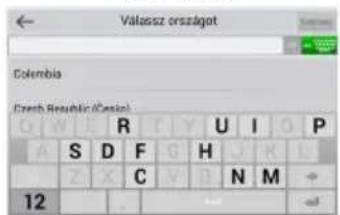 Välassz országot Colombia Czech Republic (Český) R U I O P A S D F G H J K L Z X C V D N M 12