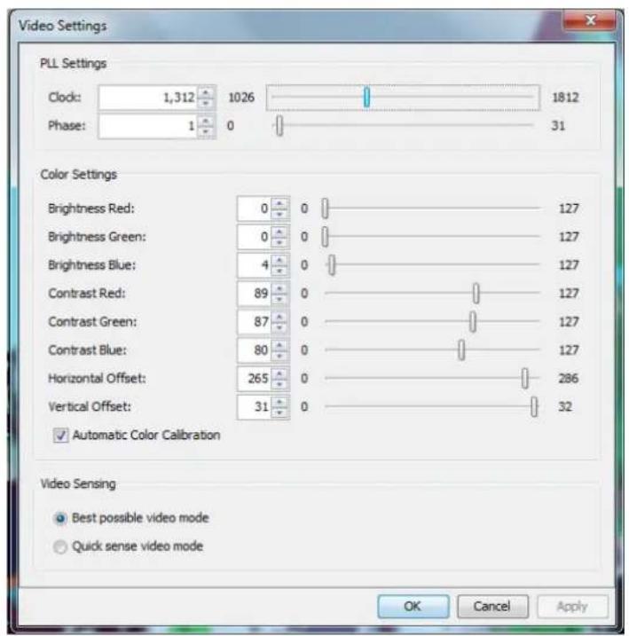 Raritan Dominion KX III DKX3-864 - To change the video settings: - 1