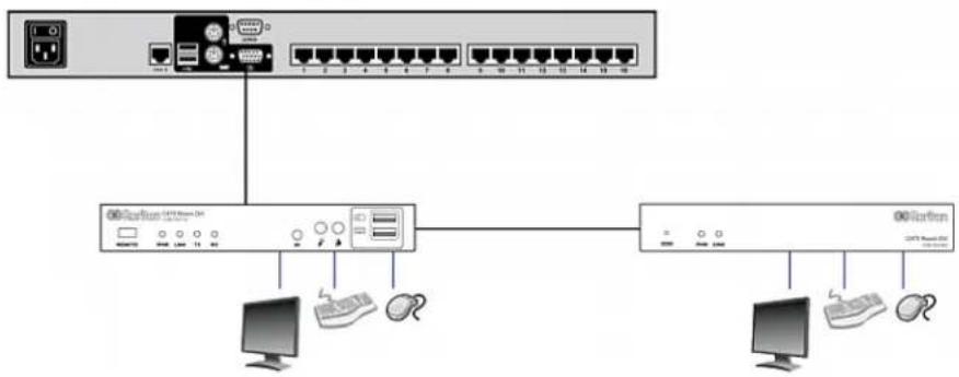 Raritan Dominion KX III DKX3-864 - To connect Cat5 Reach DVI and Cat5 Reach DVI: - 1