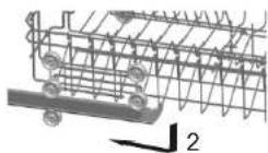ASPES ALV1045X - Adjusting the Upper Basket - 2