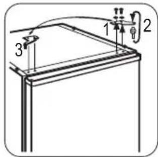 ZANUSSI ZRA624SW - Reversibilidade da porta - 8