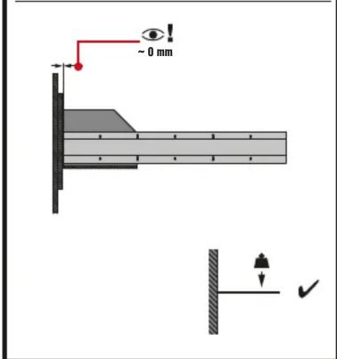 ~ 0 mm