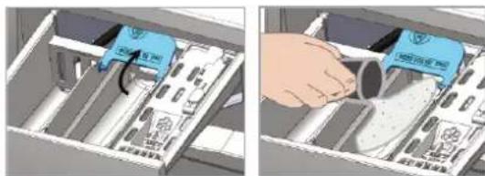 BOMANN WA 7172 - Checking the position of the divider in the main wash chamber - 4