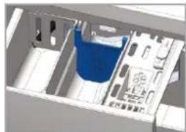 BOMANN WA 7172 - Checking the position of the divider in the main wash chamber - 1