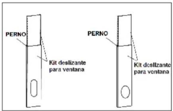 Orbegozo ADR 91 - Instalación del kit deslizante para ventana - 1