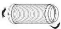 Orbegozo ADR 91 - Exhaust hose installation - 1