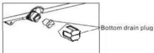 Bottom drain plug