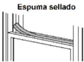Espuma sellado
