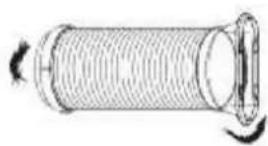 Orbegozo ADR 91 - Exhaust hose installation - 2