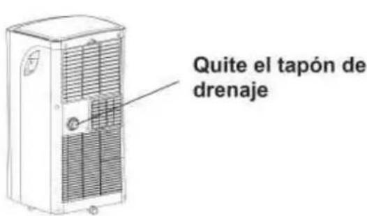 Quite el tapón de drenaje