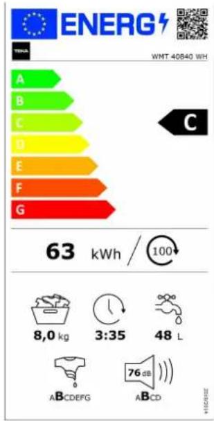 TEKA WMT40840 - TECHNICAL DOCUMENTATION (UE) 2019/2014 - 1