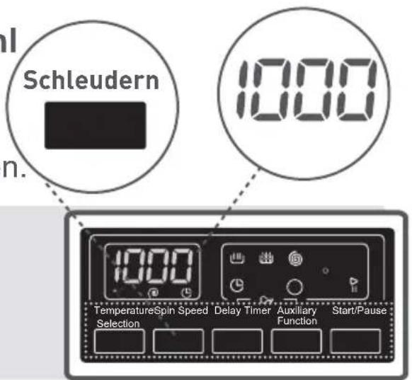 Schleudern 1000 1000 Temperature Spin Speed Delay Timer Auxiliary Start/Pause Selection Function
