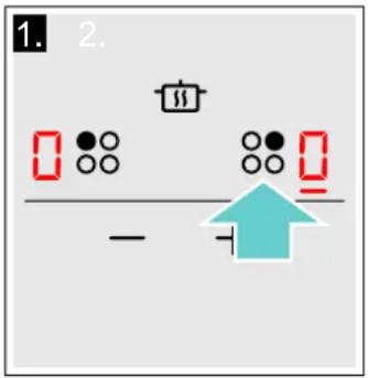 1. 2. 0 ● ○ — + -