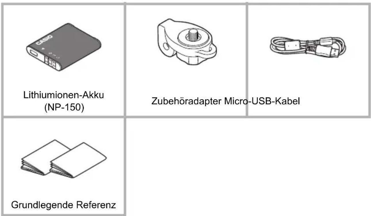 Lithiumionen-Akku (NP-150) Zubehöradapter Micro-USB-Kabel Grundlegende Referenz