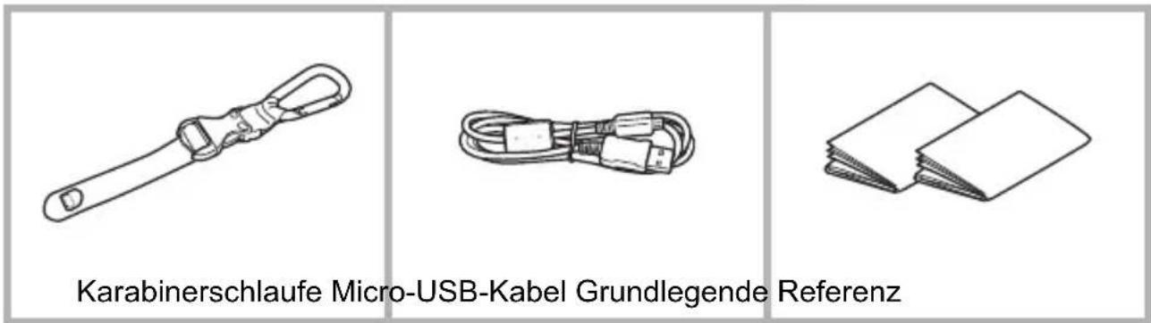 Karabinerschlaufe Micro-USB-Kabel Grundlegende Referenz