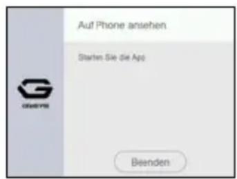 Auf Phone ansehen Starten Sie die App GoMyType Beenden