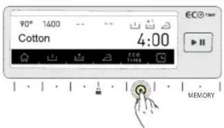 90° 1400 Cotton 4:00 ECO TIME MEMORY