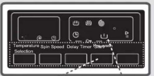 Temperature Spin Speed Delay Timer Slowash Selection