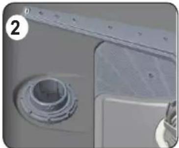 VESTEL VGS60Y1C - Die Befüllung mit Salz - 2