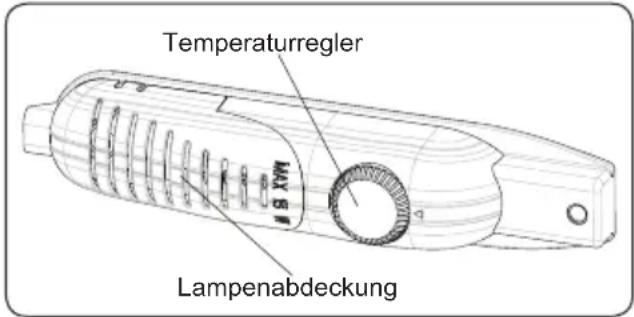 Temperaturregler Lampenabdeckung