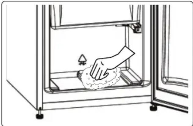 VESTEL KVG1542WF - Freezer defrosting process - 1