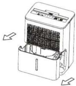 Orbegozo DH 1040 - Use the bucket - 1