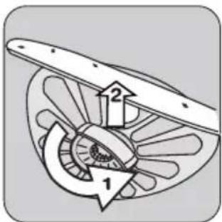 ZANUSSI ZDTS102 - Вађење и чишћење филтера - 2