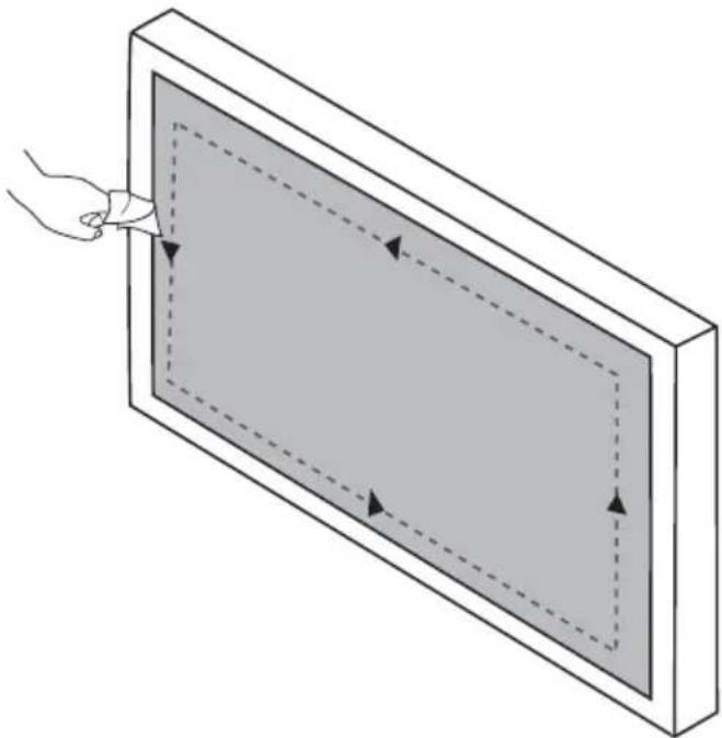 BENQ RM8602S - Important instructions for using the touch screen - 1