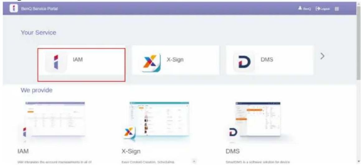 BenQ Service Portal Your Service IAM X-Sign DMS We provide IAM X-Sign DMS IAM integrates the account manuscripts in all of Easy Certified Creation, Scheduling SmartDMS is a software solution for device