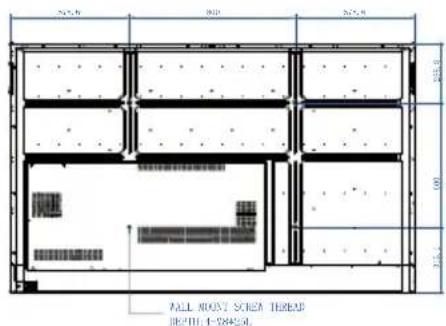 25.5 m 30.0 25.5 m 25.5 m 100 2.5 m TALL MOUNT SCREW THREAD WIDTH: 4-28455L.