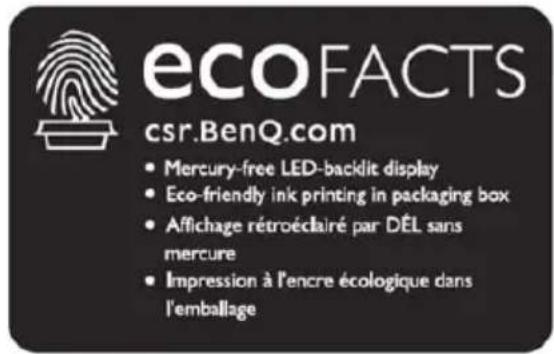 BENQ RM8602S - BenQ ecoFACTS - 1